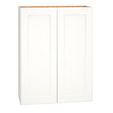 Diamond Express Macaulay 30-in W x 39-in H x 12-in D White Wall Fully Assembled Plywood Cabinet (Recessed Panel Square Door Style)