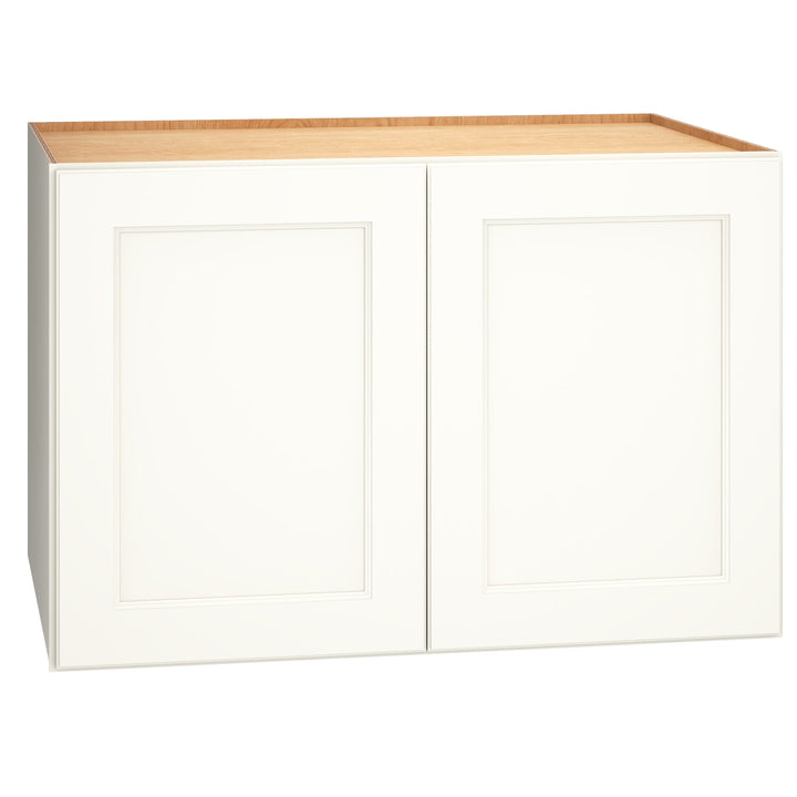 Diamond Express Macaulay 36-in W x 24-in H x 24-in D White Wall Fully Assembled Plywood Cabinet (Recessed Panel Square Door Style)