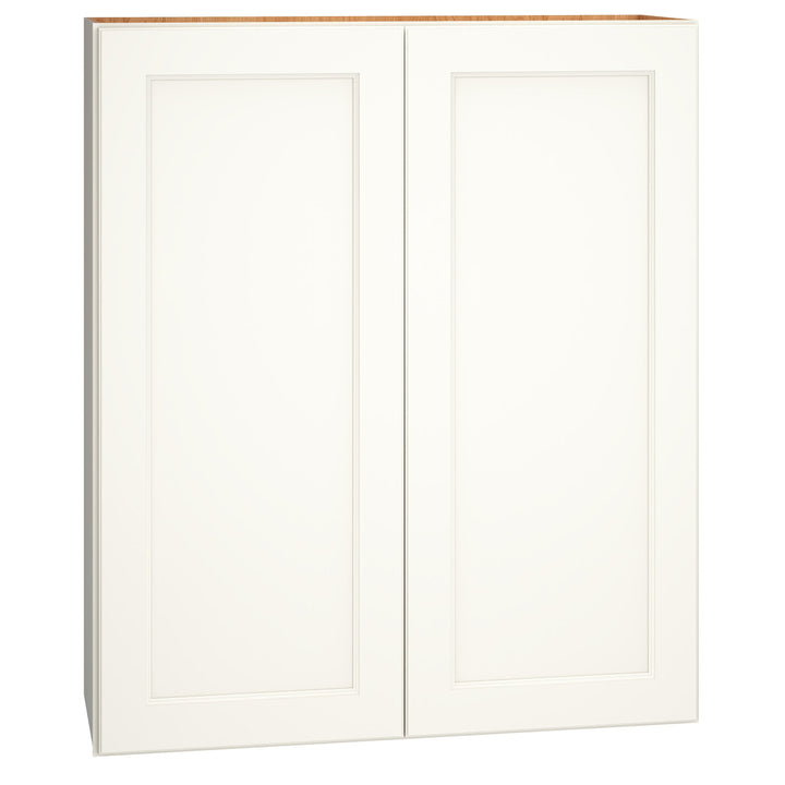 Diamond Express Macaulay 36-in W x 42-in H x 12-in D White Wall Fully Assembled Plywood Cabinet (Recessed Panel Square Door Style)