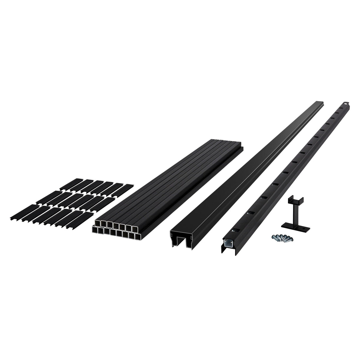 Fiberon CitySide Contemporary Matte Finish Aluminum Deck Rail Kit
