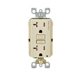 20 Amp 125-Volt Duplex Self-Test SmartlockPro Tamper Resistant AFCI/GFCI Dual Function Outlet, White - Super Arbor