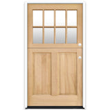 Creative Entryways 2/3 Lite Left-Hand Inswing Unfinished Prehung Dutch Front Door