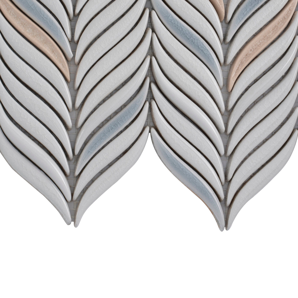 Apollo Tile Deluxe White 10-in x 12-in Glossy Ceramic Mixed Pattern Patterned Wall Tile (4.18-sq. ft/ Carton)