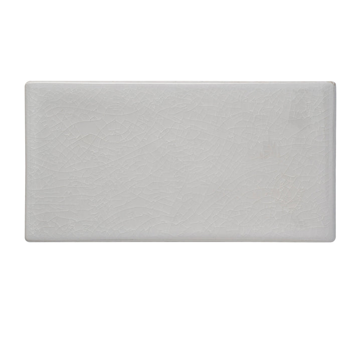Apollo Tile (Sample) Deluxe White 3-in x 6-in Glossy Ceramic Marble Look Floor and Wall Tile