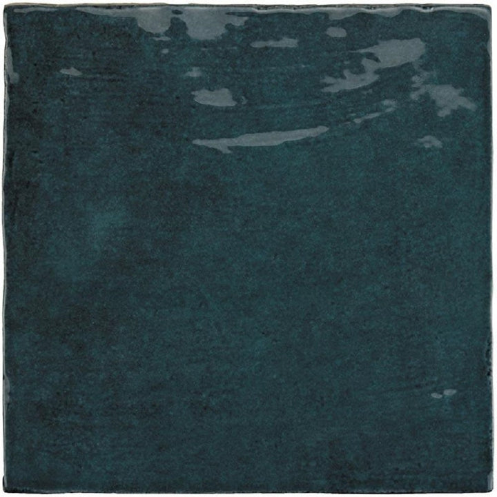Apollo Tile (Sample) Chateau Purple 4-in x 4-in Glossy Ceramic Marble Look Floor and Wall Tile