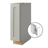 allen + roth Stonewall 9-in W x 34.5-in H x 24-in D Stone Base Fully Assembled Cabinet (Flat Panel Shaker Door Style)