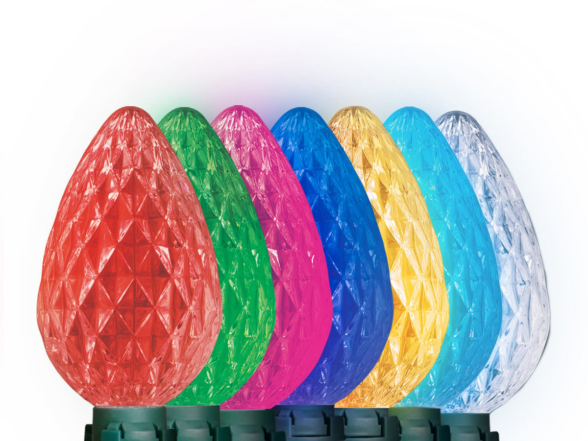 GE Color Effects 8-Marker Color-Changing LED G60 Christmas Pathway Light Set with Remote