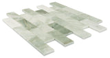 Satori Tereno Verde 12-in x 12-in Polished Natural Stone Mosaic Floor and Wall Tile (0.98-sq. ft/ Piece)
