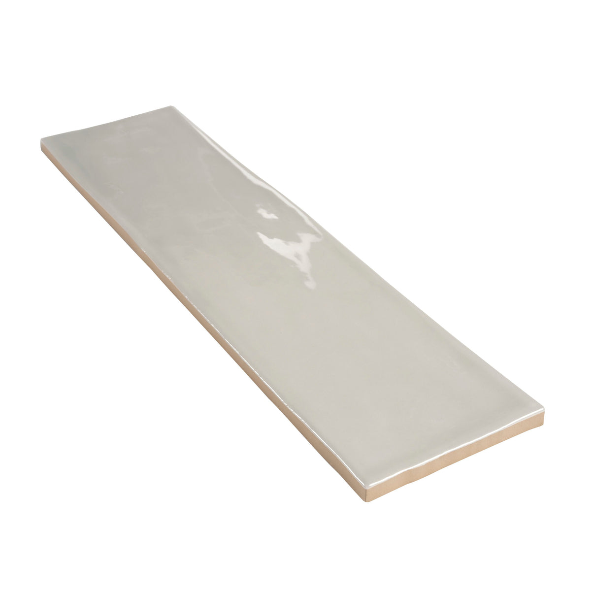 Satori Talesso Smoke 3-in x 12-in Glossy Ceramic Subway Wall Tile, 10.66-sq ft Carton
