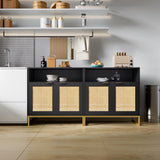 Delarpo H0068 31.5-in W x 31.9-in H Mdf Black Freestanding Utility Storage Cabinet