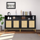 Delarpo H0068 31.5-in W x 31.9-in H Mdf Black Freestanding Utility Storage Cabinet