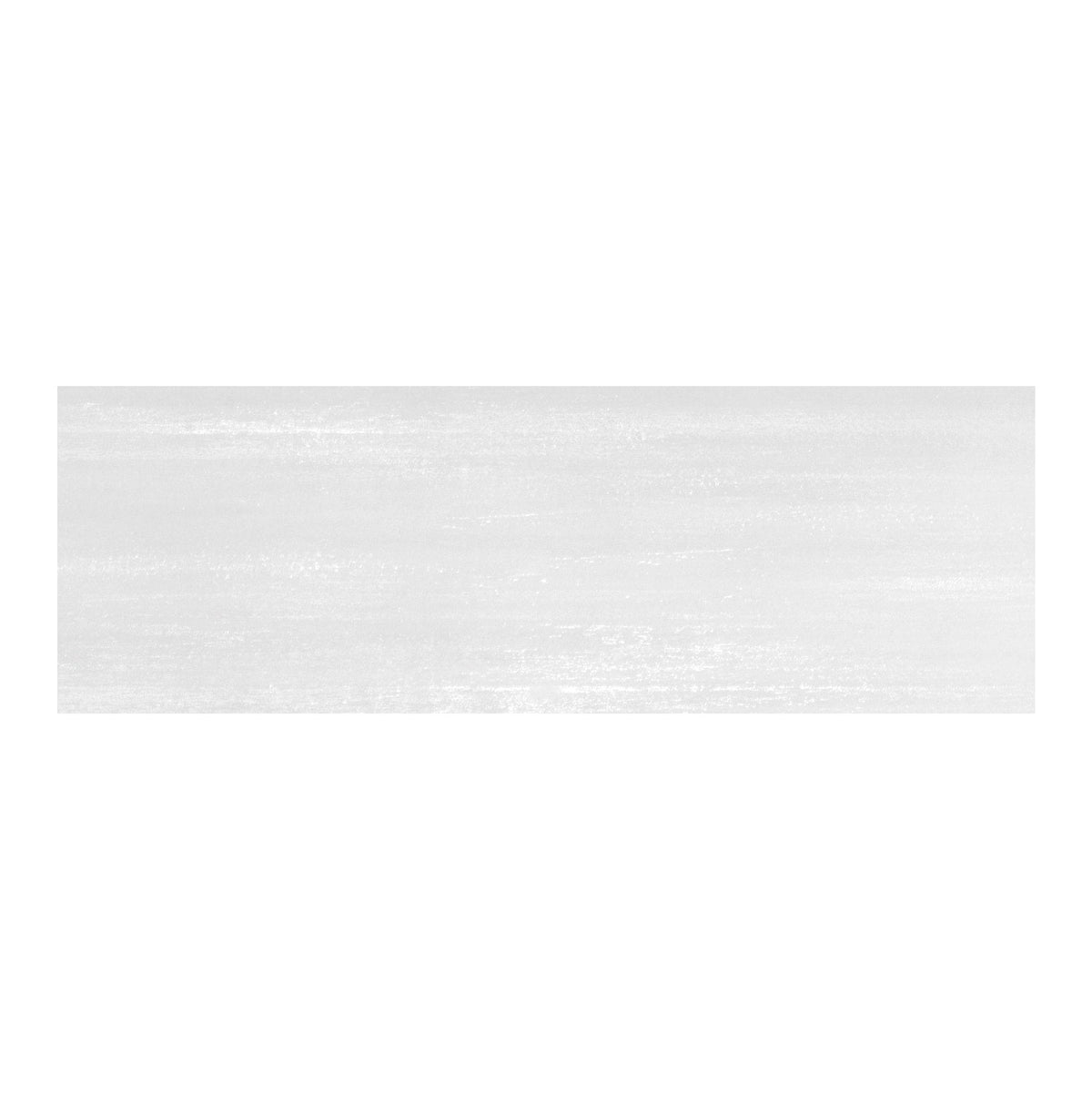 Giorbello (Sample) Spazio Lazer White/Matte 4-in x 12-in Matte Porcelain Floor and Wall Tile