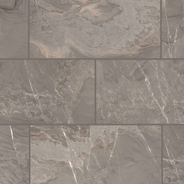Origin 21 Taupe Agate 12-in x 24-in Polished Porcelain Marble Look Floor and Wall Tile (1.937-sq. ft/ Piece)