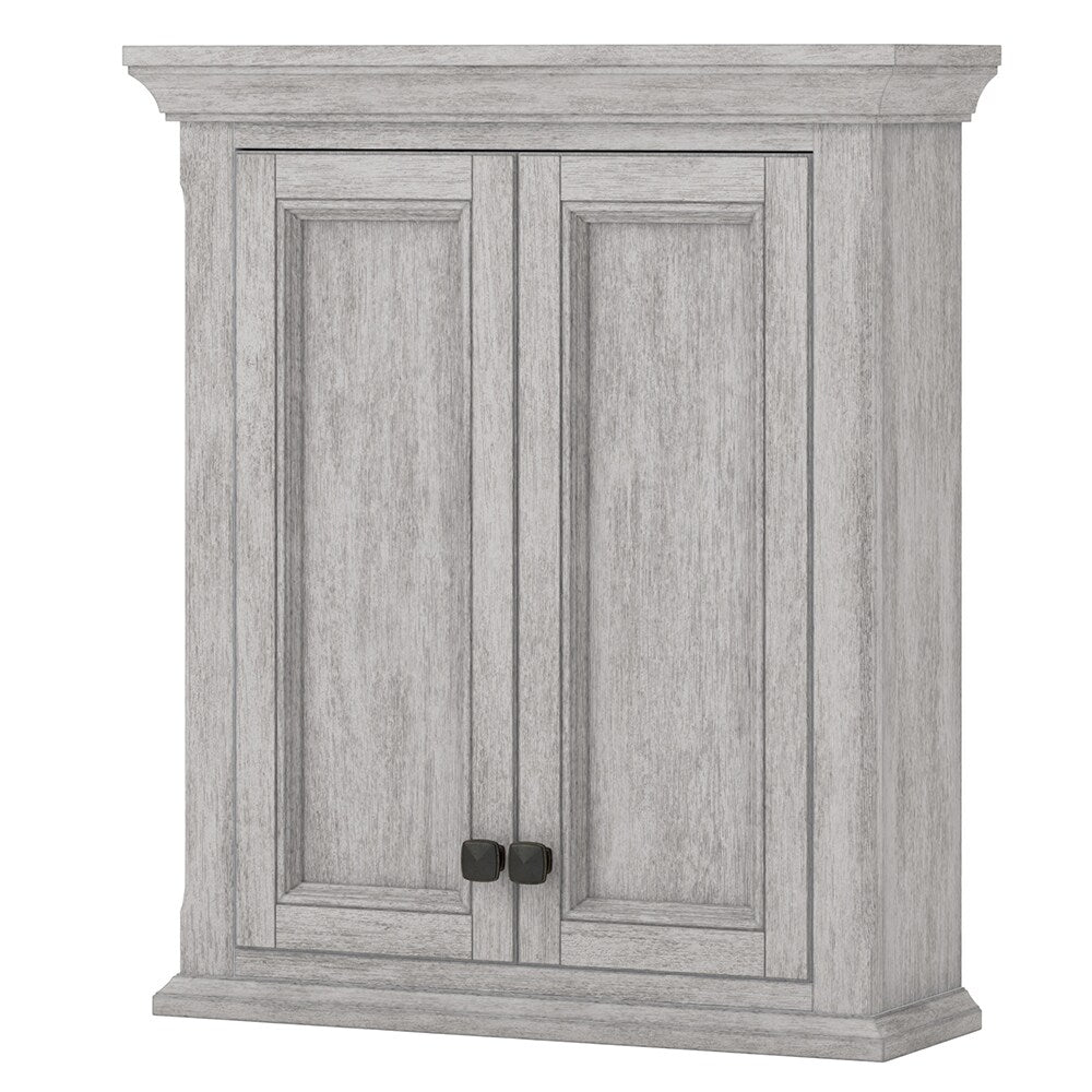 CRAFT + MAIN Ellery 24-in x 28-in x 8-in White Soft Close Bathroom Wall Cabinet