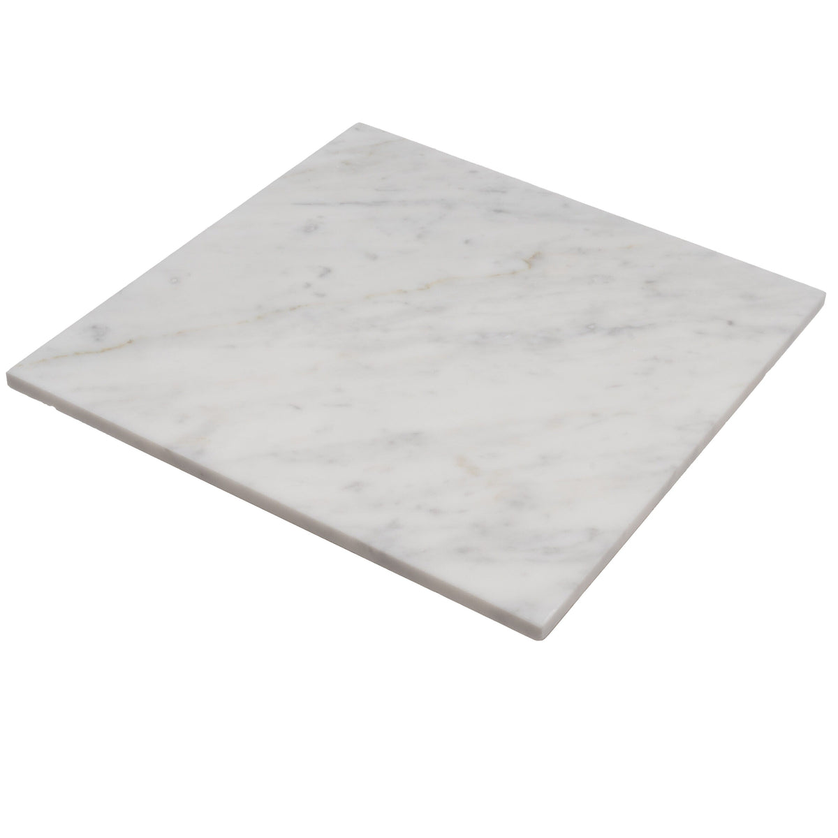 Apollo Tile Grandis White 12-in x 12-in Honed Natural Stone Marble Look Floor and Wall Tile (10-sq. ft/ Carton)