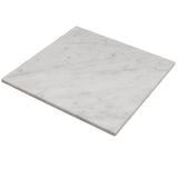 Apollo Tile (Sample) Wall White 4-in x 4-in Honed Marble Look Wall Tile