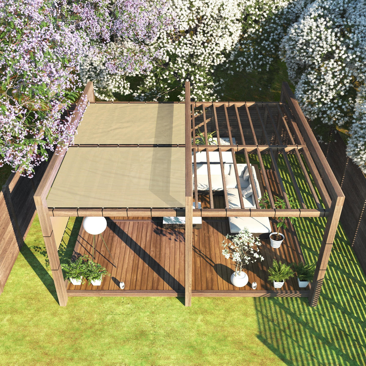 ColourTree 5-ft H Hdpe Chain Link Fence Screen