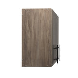 Prepac Elite 54-in W x 24-in H Wood Composite Drifted Gray Wall-mount Utility Storage Cabinet