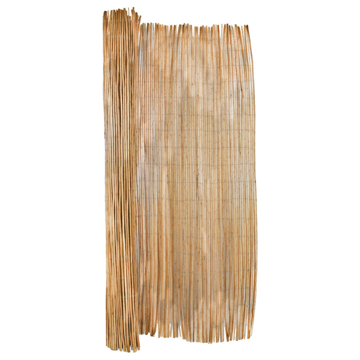Backyard X-Scapes 6-ft x 8-ft Bamboo Semi-privacy No Dig Fence Panel