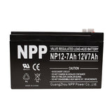 Ghost Controls 12-Volt Replacement Battery for Driveway Gate Opener - Sealed Spill-Proof, 3-5 Year Life Expectancy