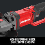 CRAFTSMAN V20 4.5-in 20-Volt Max Trigger Switch Cordless Angle Grinder