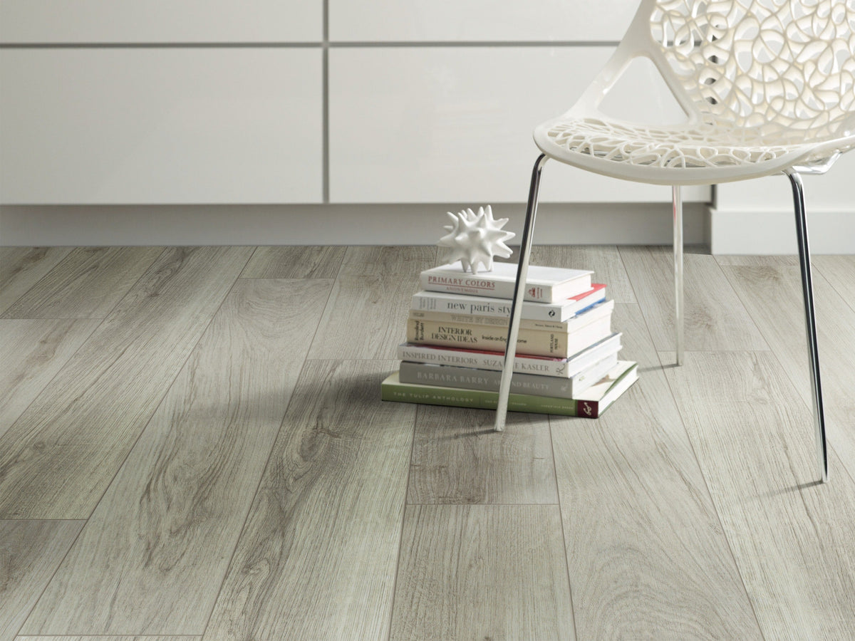 Shaw Floors Shaw Rustic Design Provincial Oak Gray 12-mil x 7-in W x 48-in L Waterproof Interlocking Luxury Vinyl Plank Flooring (18.91-sq ft/ Carton)