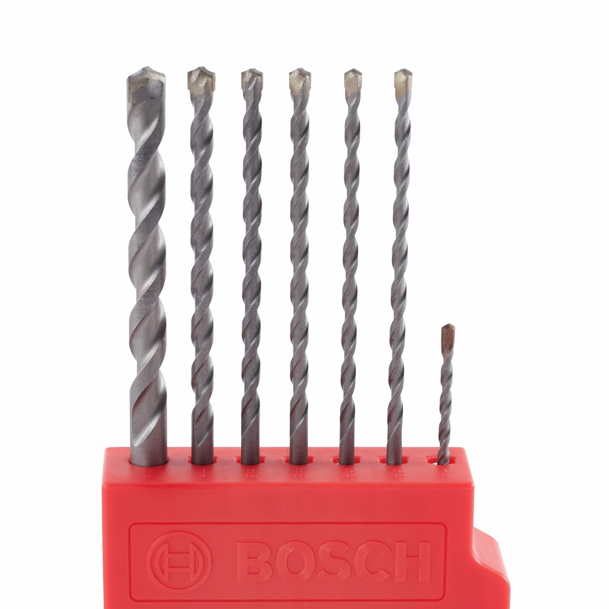 Bosch Impact Tough 7-Piece High-Speed Steel Masonry Drill Bit Set for Hammer Drill/Impact Driver