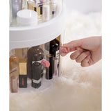 CozyBlock High Dome Makeup Container, Dustproof Makeup Organizer Multi-Level Cosmetic Organizer,Skincare Holder in White - Super Arbor