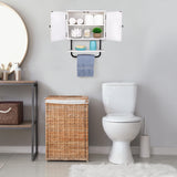Excello Global Products 17 x 21 x 8 Barndoor Soft Close Bathroom Wall Cabinet