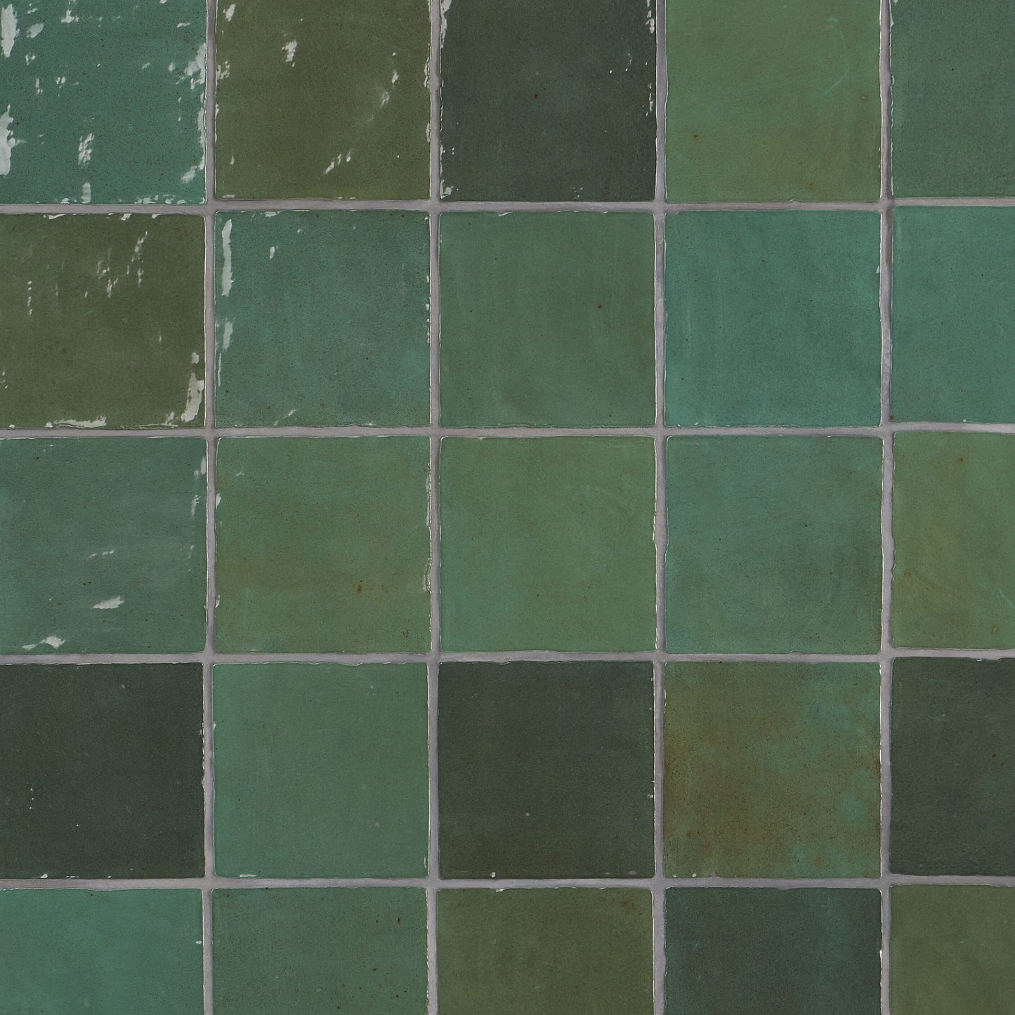 Artmore Tile Montego Green 4-in x 4-in Glazed Ceramic Subway Wall Tile product image