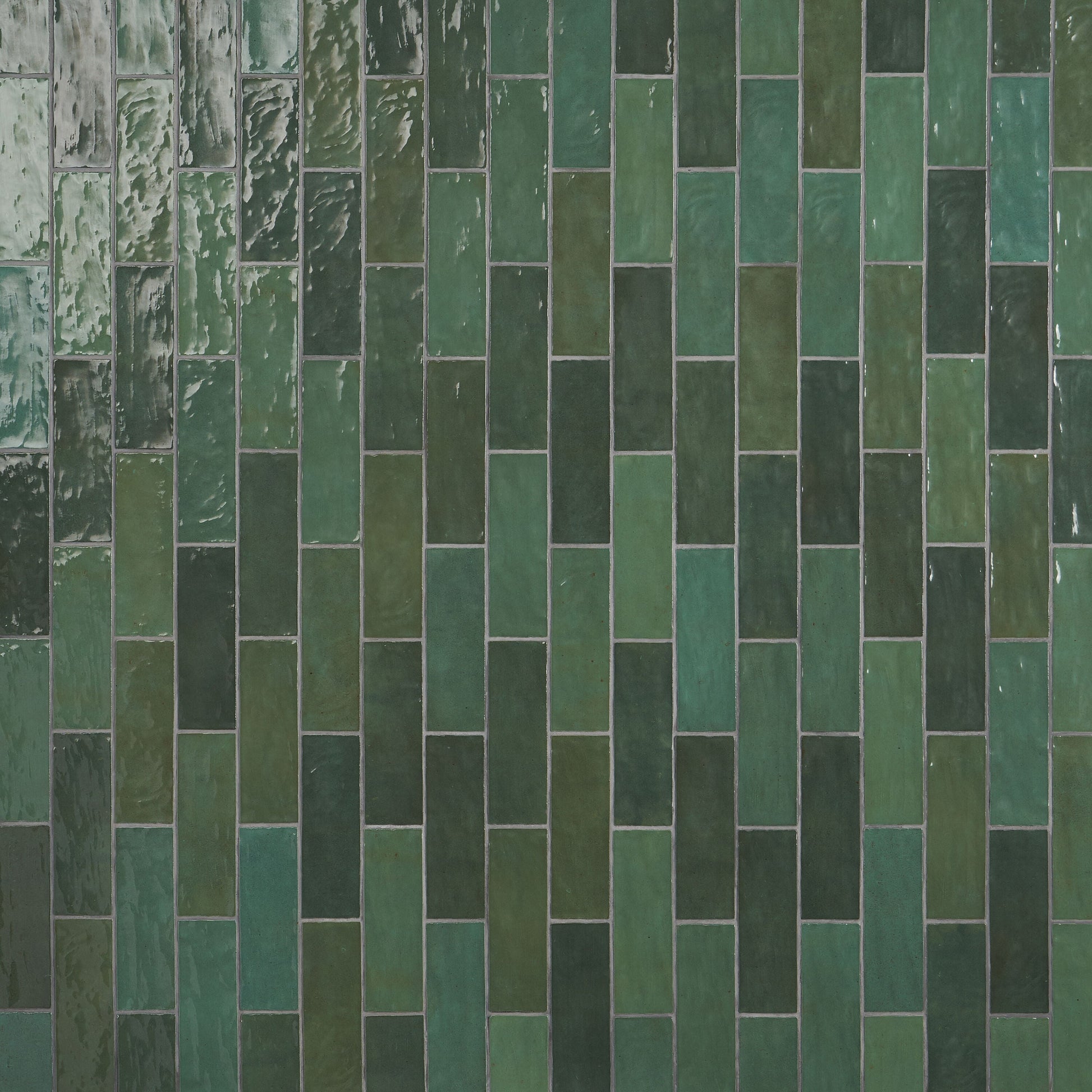 Artmore Tile Montego Green 3-in x 8-in Glazed Ceramic Subway Wall Tile product image