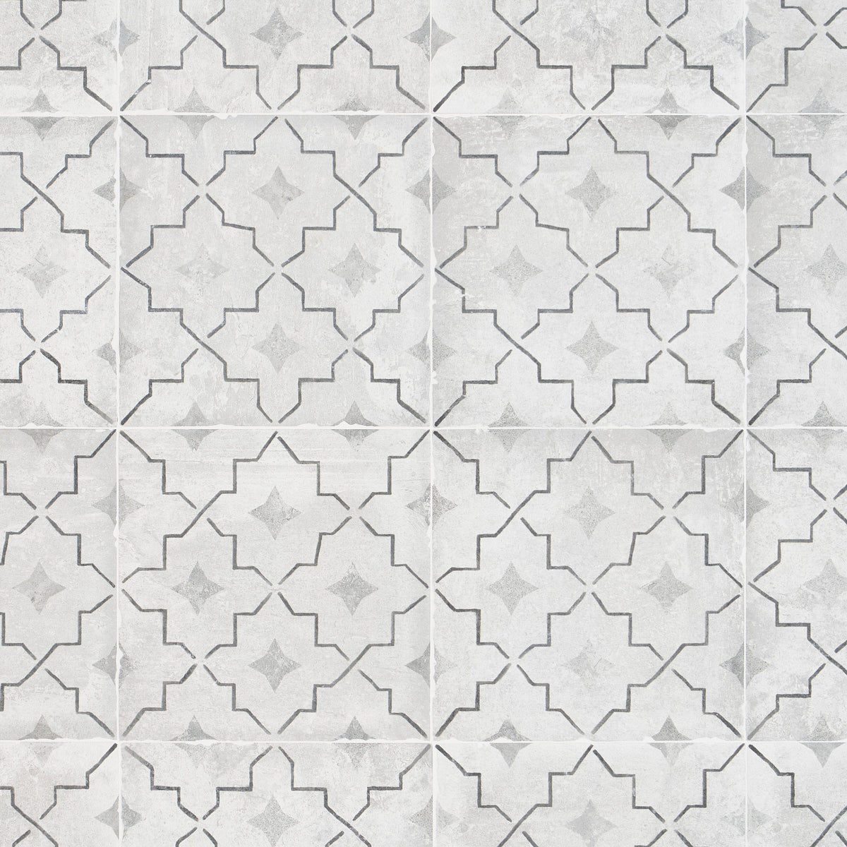 Artmore Tile Tiesto Como 8-in x 8-in Matte Porcelain Encaustic Floor and Wall Tile product image