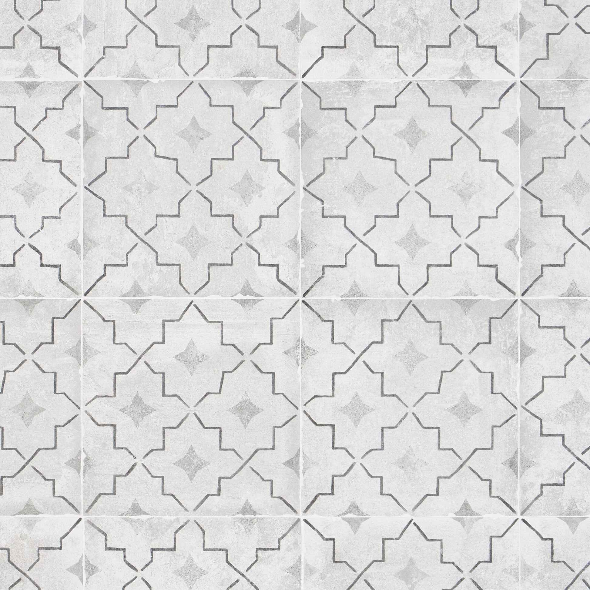 Artmore Tile Tiesto Como 8-in x 8-in Matte Porcelain Encaustic Floor and Wall Tile product image