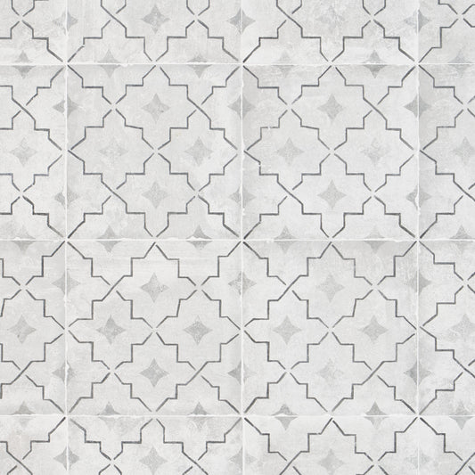 Artmore Tile Tiesto Como 8-in x 8-in Matte Porcelain Encaustic Floor and Wall Tile product image