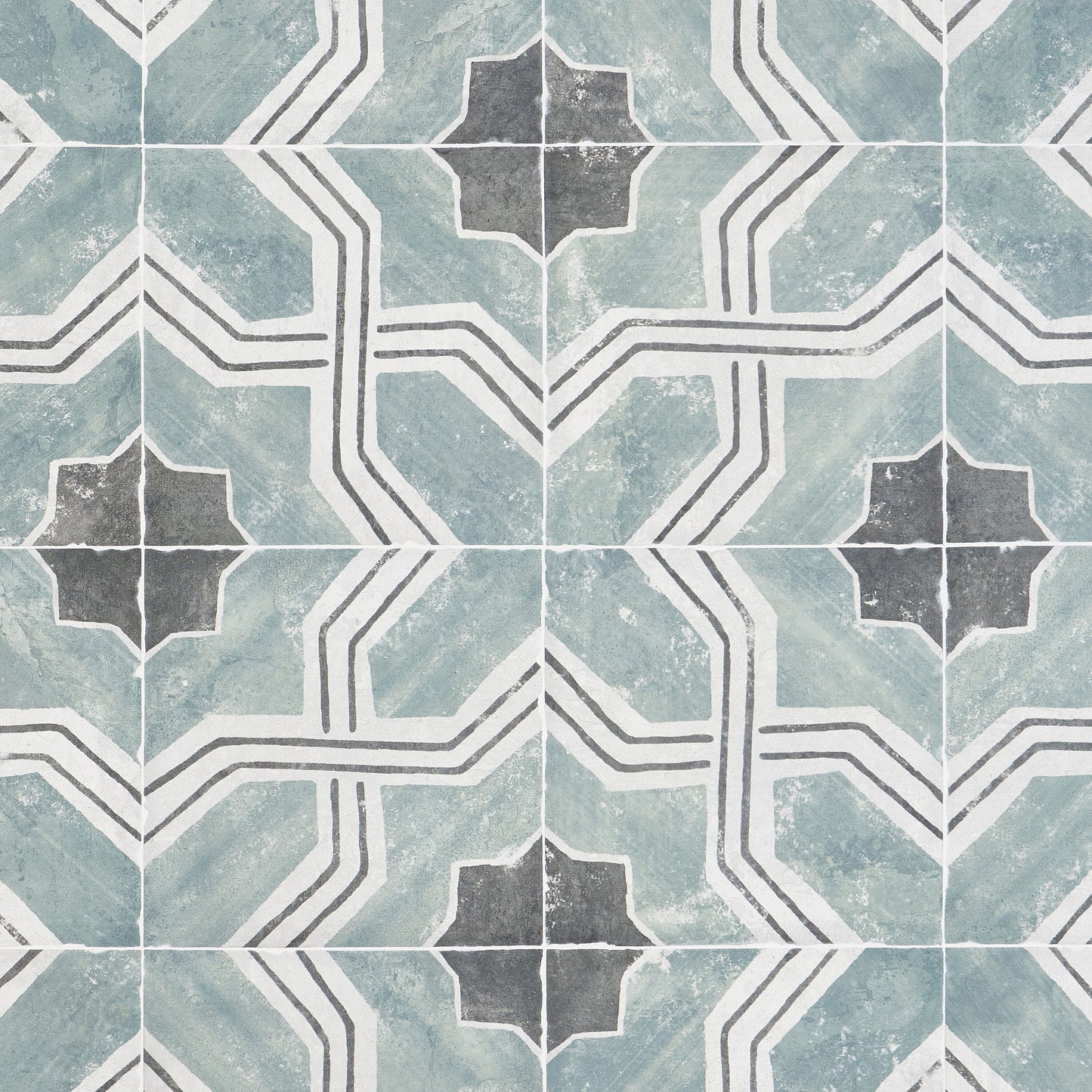 Artmore Tile Tiesto Iberia 8-in x 8-in Matte Porcelain Encaustic Floor and Wall Tile product image