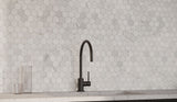 Satori Carrara 12-in x 12-in Multi-finish Natural Stone Look Hexagon Mosaic Floor and Wall Tile (0.96-sq. ft/ Piece)