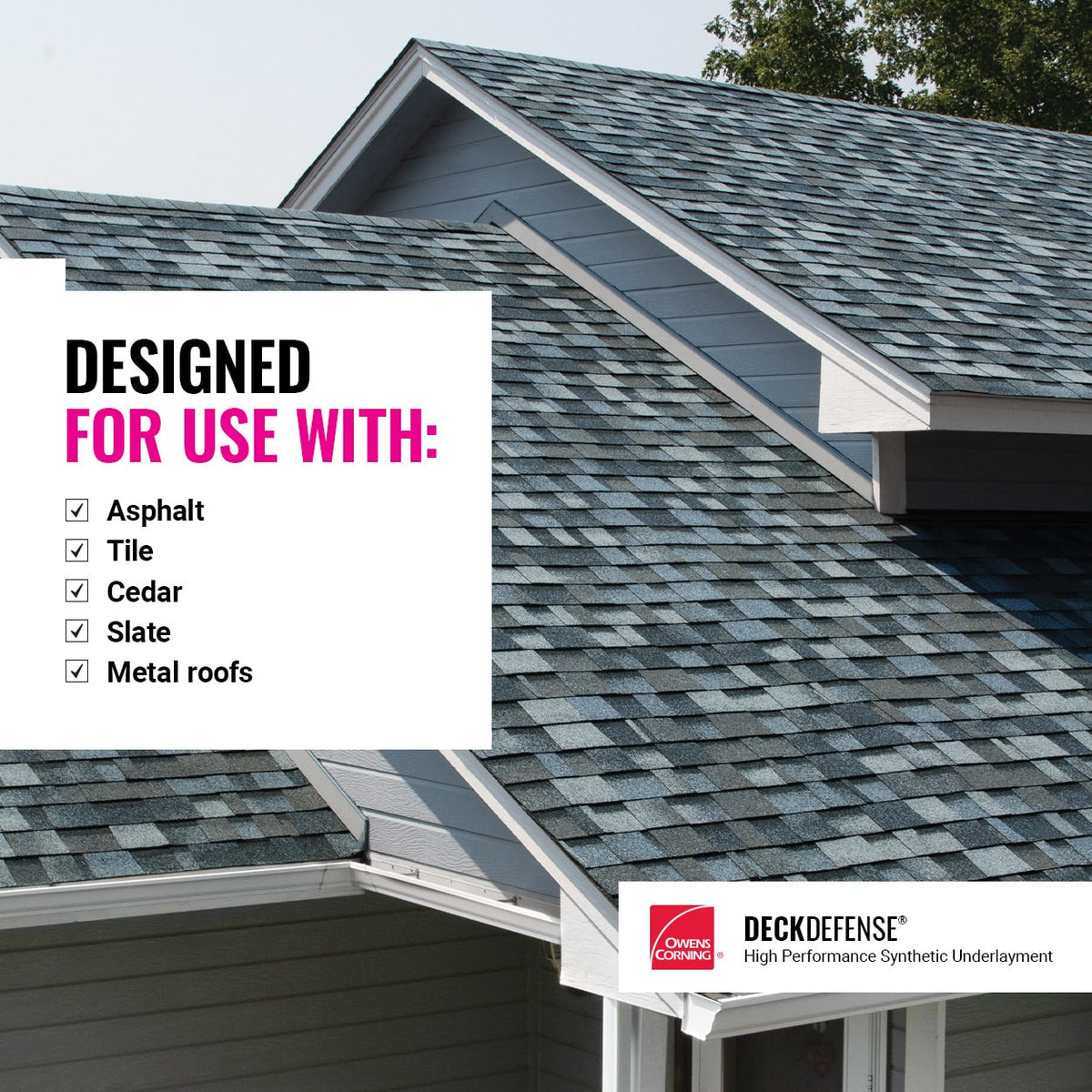 Owens Corning Deck Defense 42-in x 286-ft (1001-sq ft) Synthetic Roof Underlayment Roll