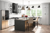 allen + roth Stonewall 24-in W x 84-in H x 24-in D Stone Pantry Fully Assembled Cabinet (Flat Panel Shaker Door Style)