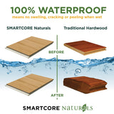 SMARTCORE Acacia Autumn hardwood flooring — surface grain detail