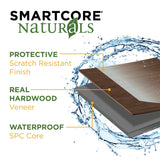 SMARTCORE Acacia Autumn hardwood flooring — color and finish detail