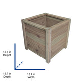 Style Selections Cedar Woven Wire Rolled Fencing - 15'x2', White