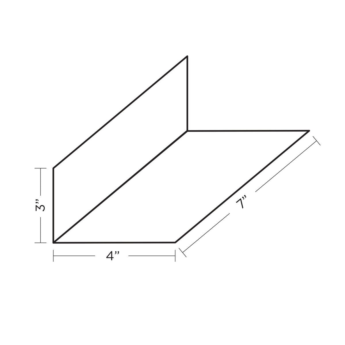 Union Corrugating 3-in x 7-in Silver Aluminum Step Flashing (A3X4X7)