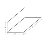 Union Corrugating 3-in x 7-in Silver Aluminum Step Flashing (A3X4X7)