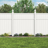 Freedom 9-ft H x 5-in W White Vinyl Blank Fence Post (Unassembled)