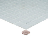 Apollo Tile (Sample) Floor and Wall Tile Mink Gray 4-in x 4-in Matte Glass Uniform Squares Mosaic Floor and Wall Tile