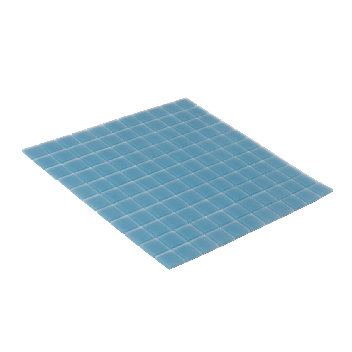Apollo Tile (Sample) Floor and Wall Tile Blue 4-in x 4-in Matte Glass Uniform Squares Floor and Wall Tile