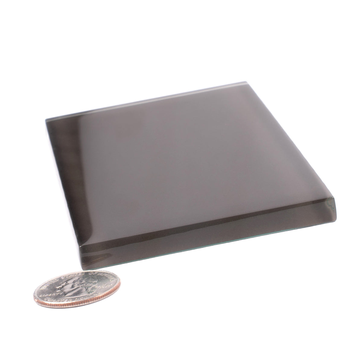 Apollo Tile (Sample) Wall Tile Dark Gray 3-in x 6-in Glossy Glass Subway Wall Tile