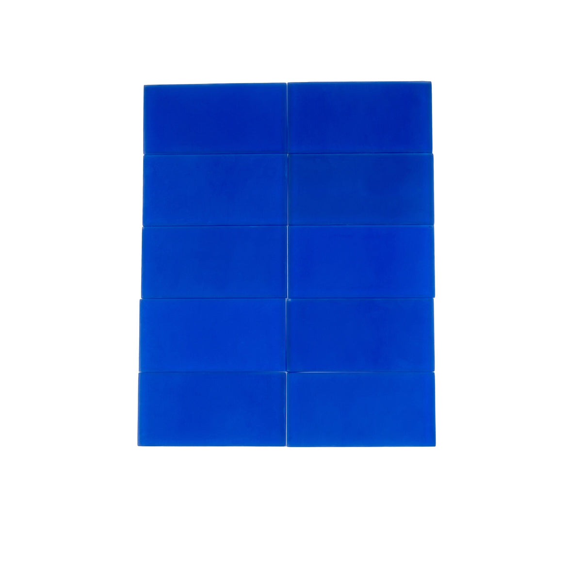 Apollo Tile (Sample) Wall Tile Royal Blue 3-in x 6-in Matte Glass Brick Subway Wall Tile