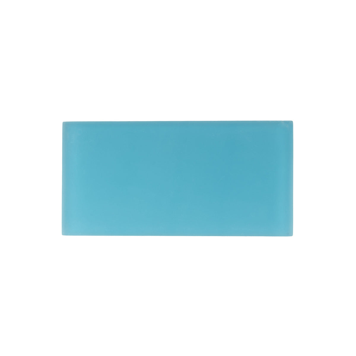 Apollo Tile (Sample) Wall Tile Cerulean Blue 3-in x 6-in Matte Glass Brick Subway Wall Tile