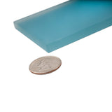 Apollo Tile (Sample) Wall Tile Cerulean Blue 3-in x 6-in Matte Glass Brick Subway Wall Tile
